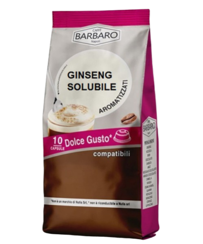 Ginseng Coffee Barbaro Dolce Gusto Compatible Capsules 14Gr