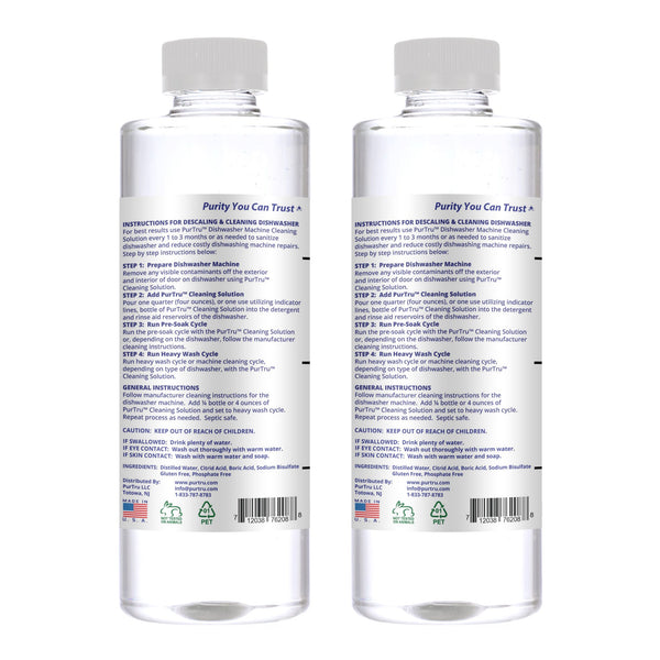 PurTru Liquid Dishwasher Detergents, Unscented