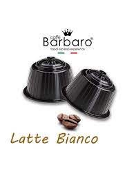 Milk For Cappuccino: Box 100 Capsule Caffè Barbaro Latte per Cappuccino compatible Dolce Gusto
