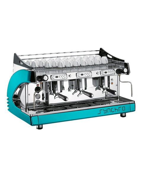 Synchro Espresso Coffee Machine 3 Group with Grinder